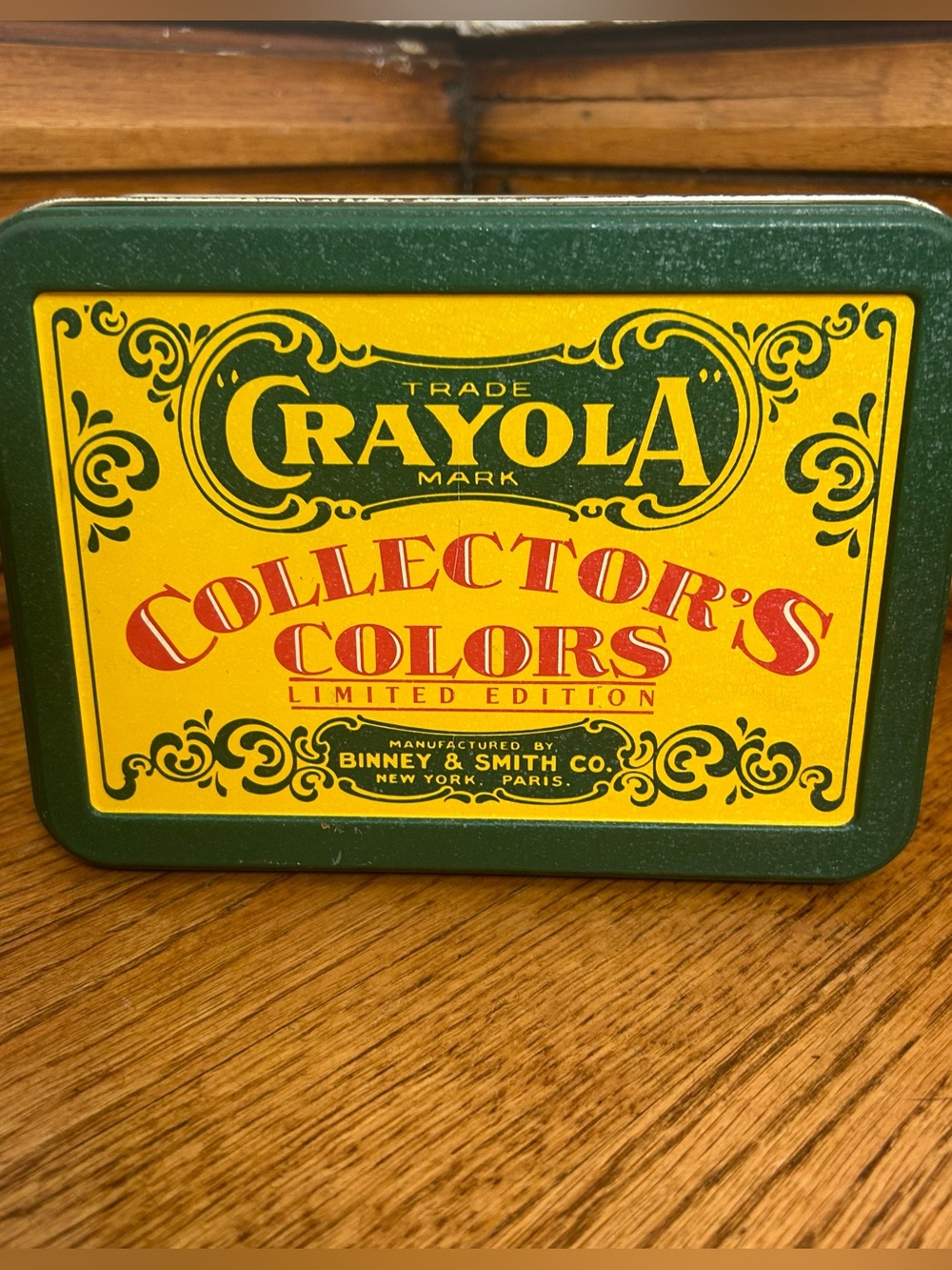 VTG 1990’s Crayola Crayon Collector’s Colors Limited Edition Tin